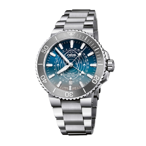 Vertical Oris Aquis Dat Watt Limited Edition 01 761 7765 4185-Set