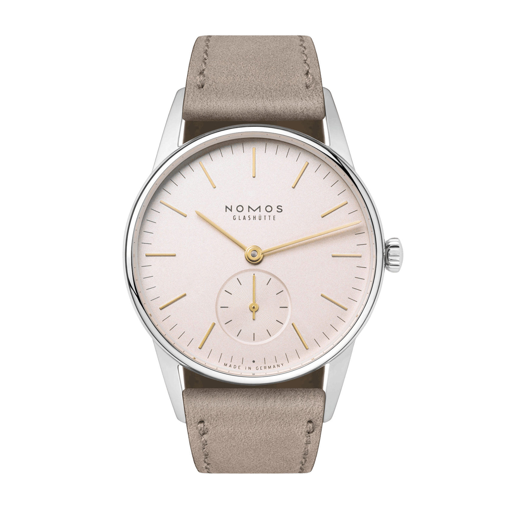 Vertical NOMOS Glashütte Orion 33 rose