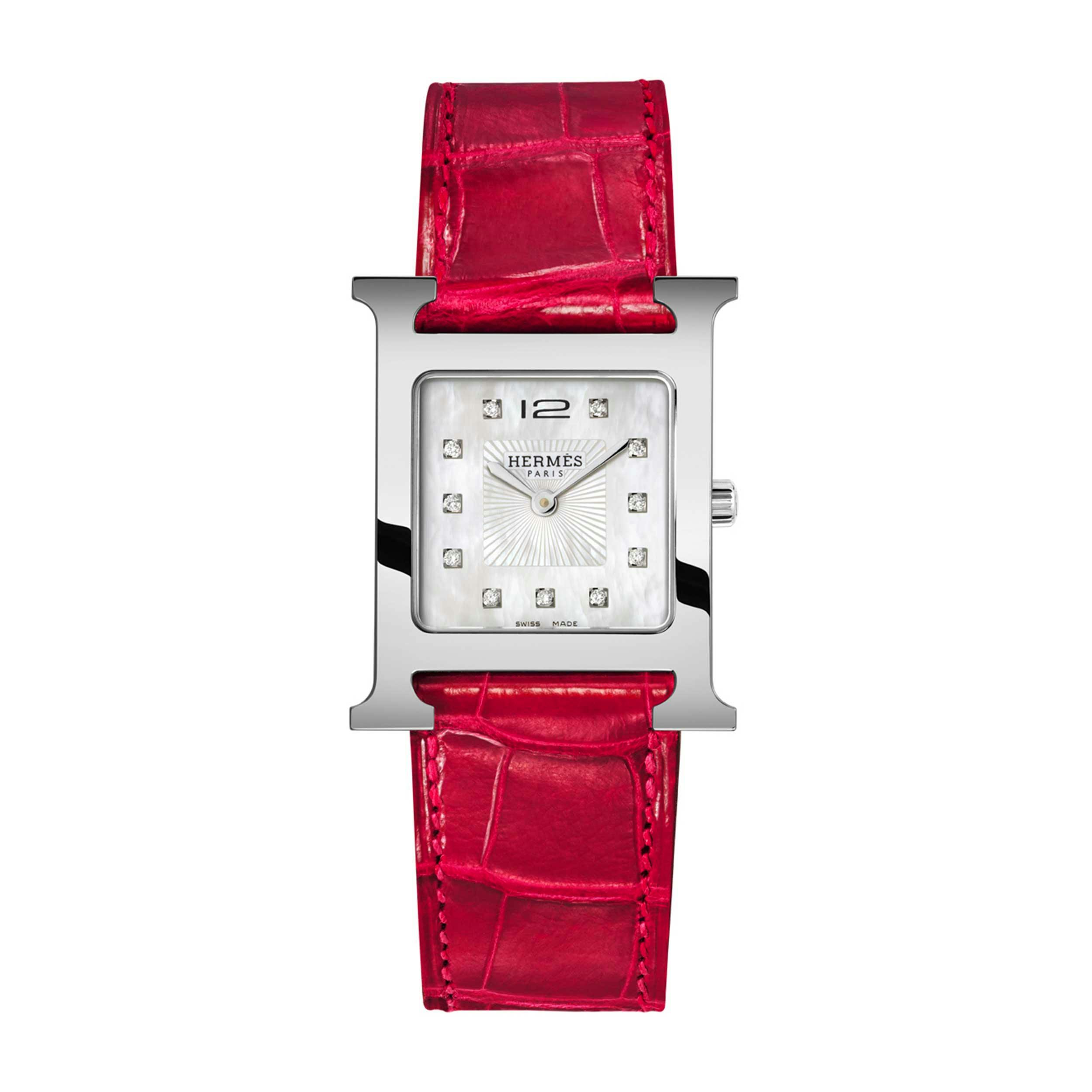 Hermes 036811WW00 H Hour Ladies Quartz Watch