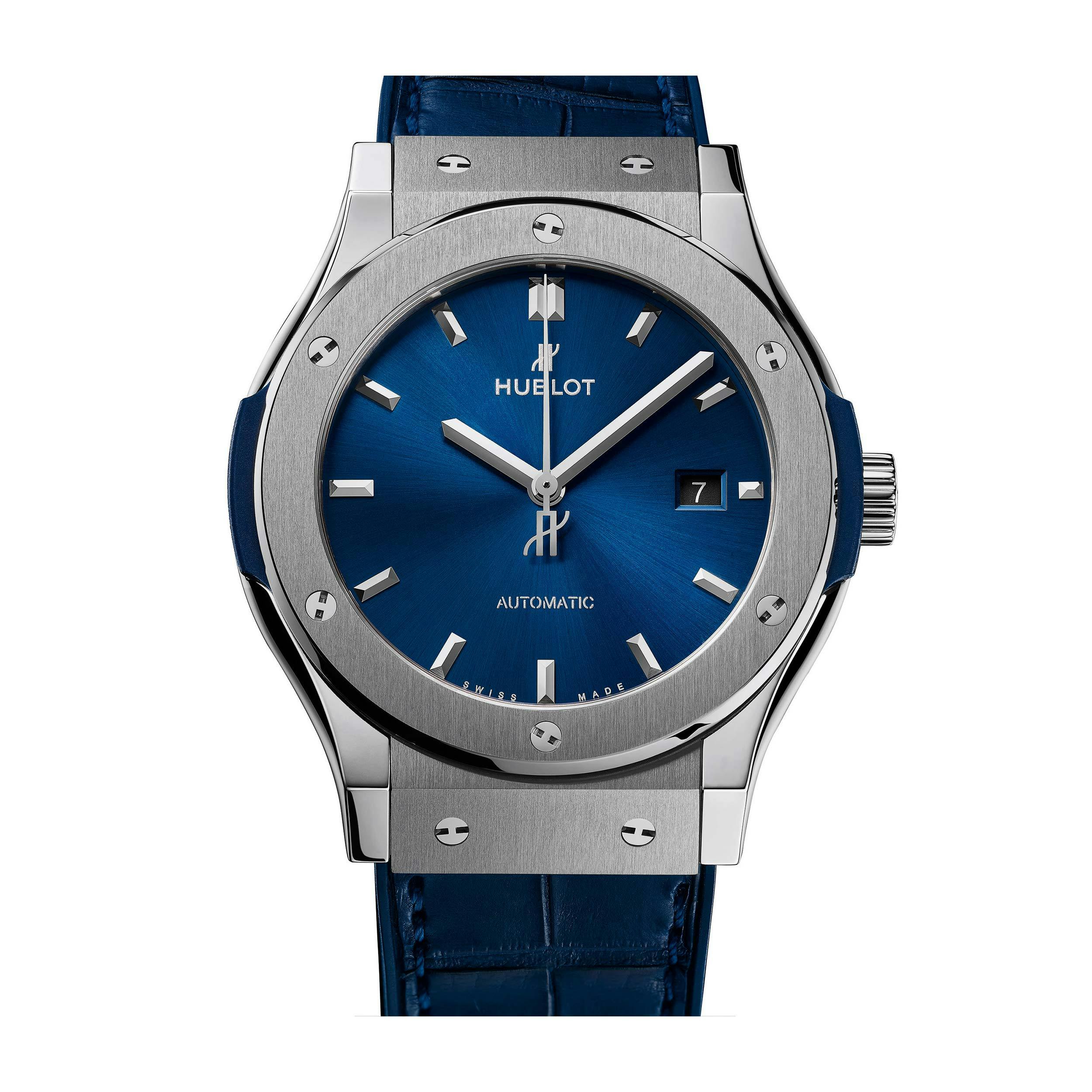 Hublot classic hotsell fusion blue titanium