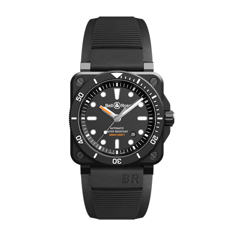 Vertical Bell & Ross BR 03-92 Diver Black Matte
