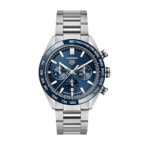 Vertical Carrera Heuer Chronograph