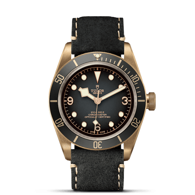 TUDOR BLACKBAY BRONZE M79250BA-0001 革ベルト Tudor Black Bay Bronze Automatic Grey Dial Leather Strap