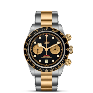 Vertical Black Bay Chrono S&G