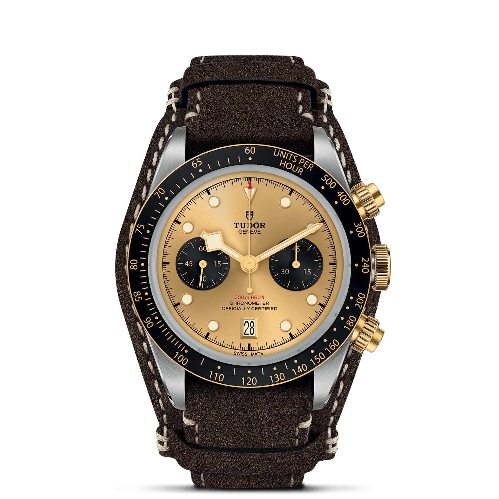 Vertical Black Bay Chrono S&G