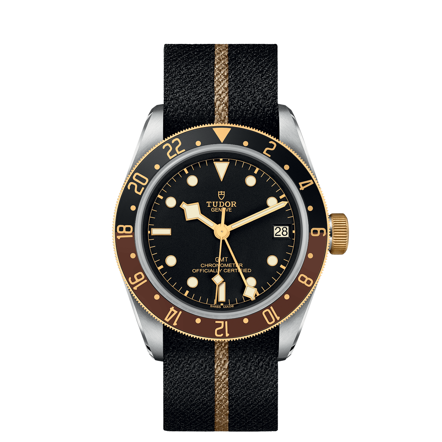 Vertical Black Bay GMT S&G M79833MN-0004